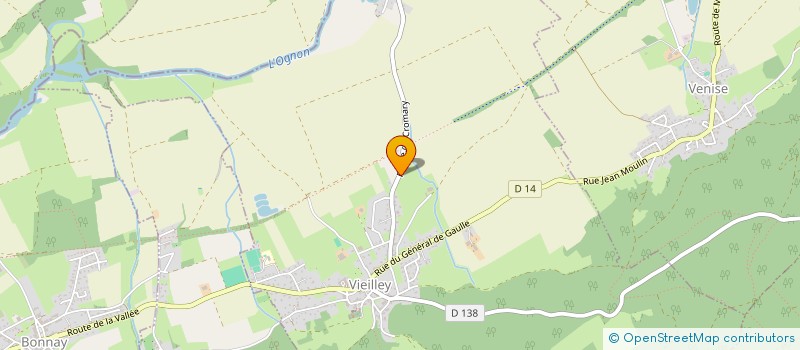 localisation de l'entreprise SCI KASAD  VIEILLEY