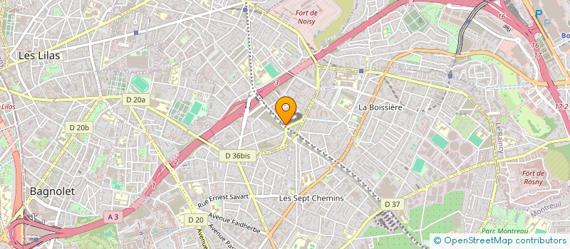 localisation de l'entreprise SCI KASANDRA à ROMAINVILLE