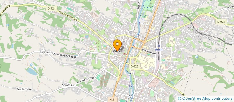 localisation de l'entreprise SCI KASARI à AUCH