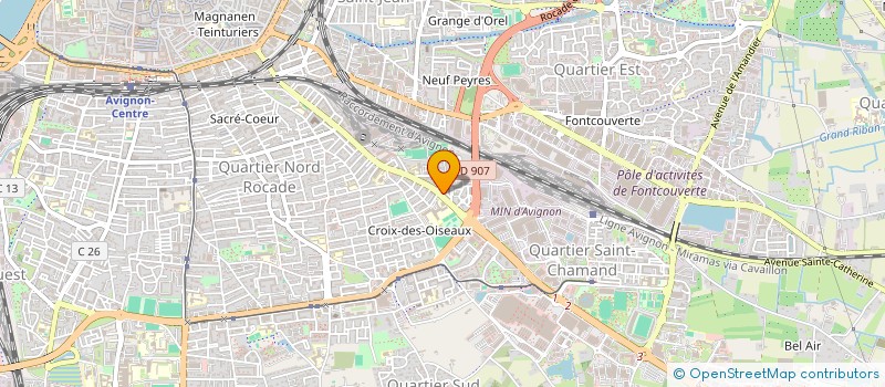 localisation de l'entreprise SCI KASE  AVIGNON