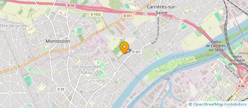 localisation de l'entreprise SCI KASOTO  CARRIERES-SUR-SEINE