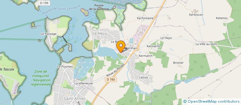 localisation de l'entreprise SCI KASSA-BRIS  LE HEZO