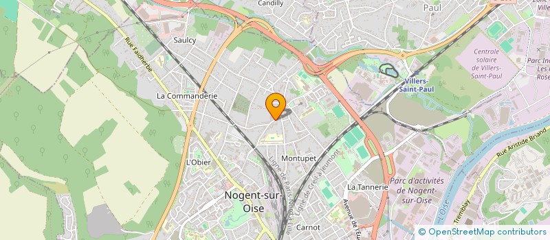 localisation de l'entreprise SCI KASSANA PATRIMOINE  NOGENT-SUR-OISE