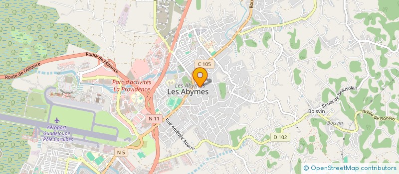 localisation de l'entreprise SCI KASSANDRA à LES ABYMES