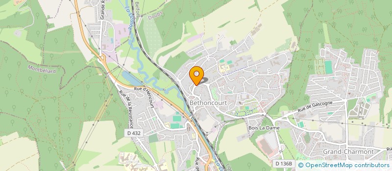 localisation de l'entreprise SCI KASSIMI  BETHONCOURT