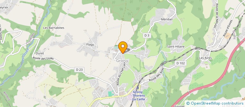 localisation de l'entreprise SCI KASSOUMAI  GROISY