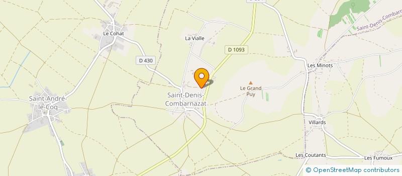 localisation de l'entreprise SCI KASSYRIS  SAINT-DENIS-COMBARNAZAT