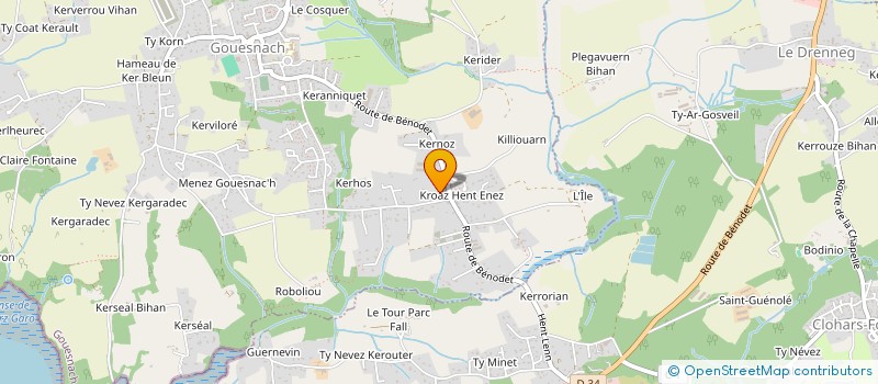 localisation de l'entreprise SCI KASTEL  GOUESNACH