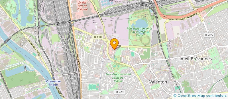 localisation de l'entreprise SCI KASTLER à VALENTON