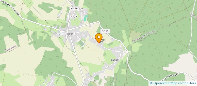 localisation de l'entreprise SCI KATA  CHAULGNES