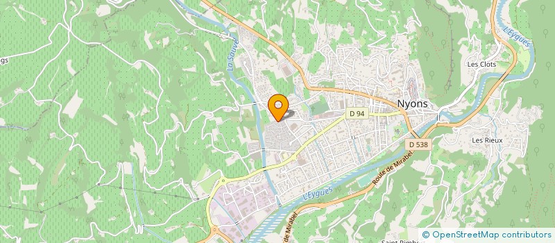 localisation de l'entreprise SCI KATALEX  NYONS