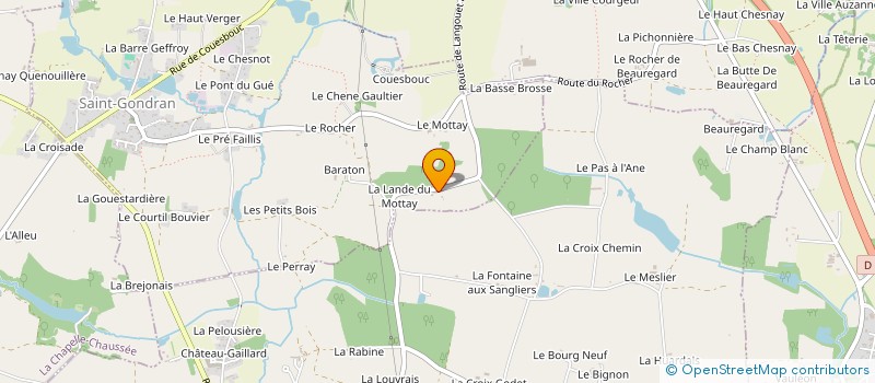 localisation de l'entreprise SCI KATANA  SAINT-GONDRAN