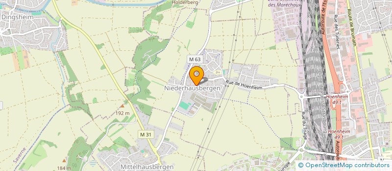 localisation de l'entreprise SCI KATANA  NIEDERHAUSBERGEN