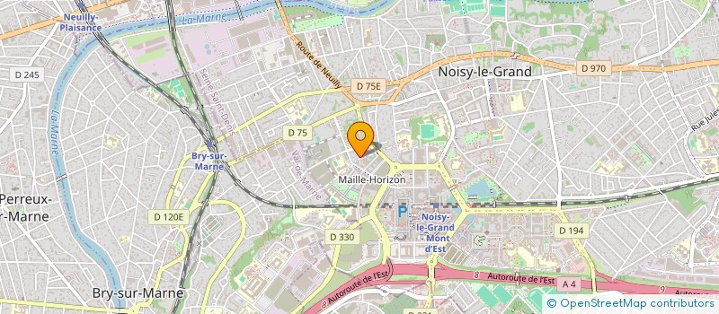 localisation de l'entreprise SCI KATANE à NOISY-LE-GRAND