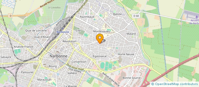 localisation de l'entreprise SCI KATAOKA  NARBONNE