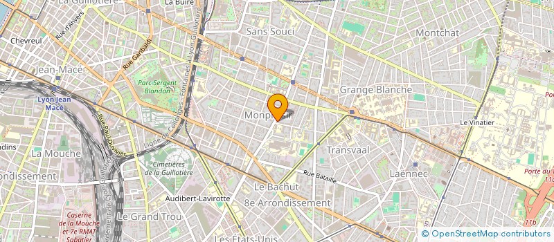 localisation de l'entreprise SCI KATAR  LYON