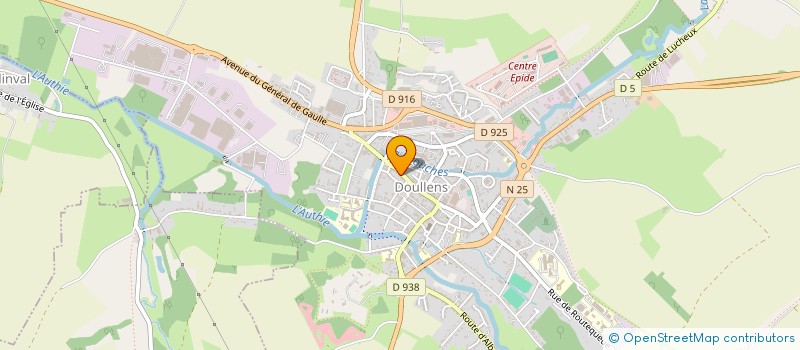 localisation de l'entreprise SCI KATAR  DOULLENS