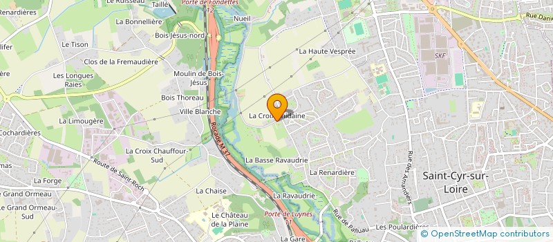 localisation de l'entreprise SCI KATCAM  SAINT-CYR-SUR-LOIRE