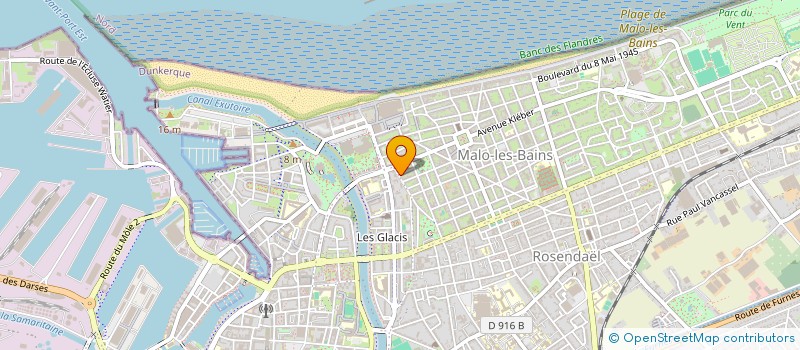 localisation de l'entreprise SCI KATE à DUNKERQUE