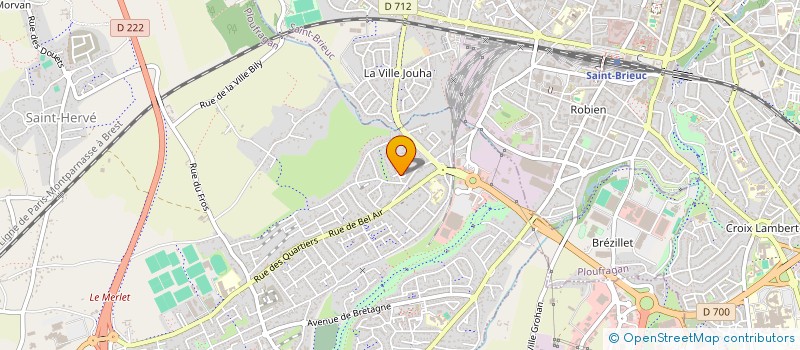 localisation de l'entreprise SCI KATERIC  PLOUFRAGAN