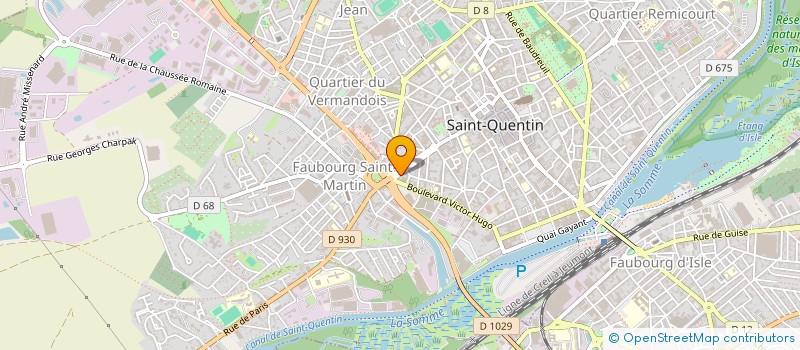 localisation de l'entreprise SCI KATGA à SAINT-QUENTIN