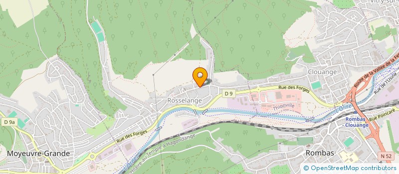 localisation de l'entreprise SCI KATHE  ROSSELANGE