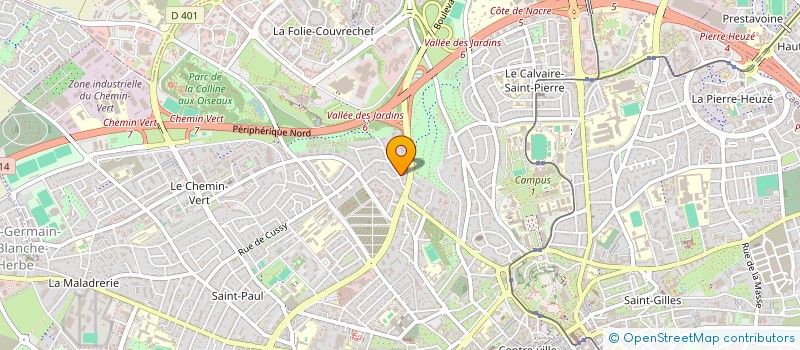 localisation de l'entreprise SCI KATHI  CAEN