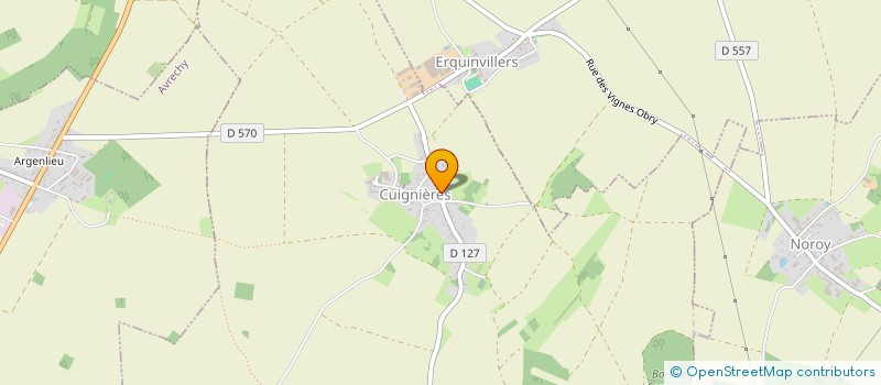 localisation de l'entreprise SCI KATHLEEN  CUIGNIERES