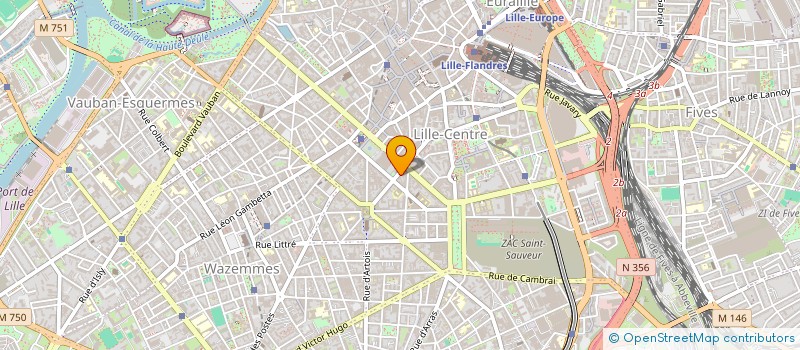 localisation de l'entreprise SCI KATHO à LILLE