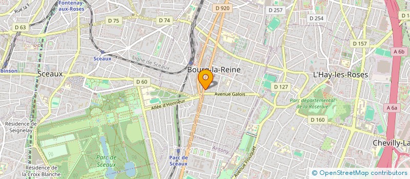 localisation de l'entreprise SCI KATHY IMMO à BOURG-LA-REINE