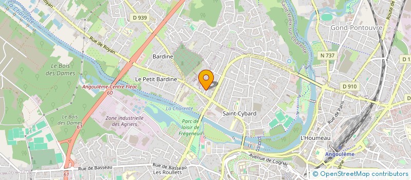 localisation de l'entreprise SCI KATIA à ANGOULEME