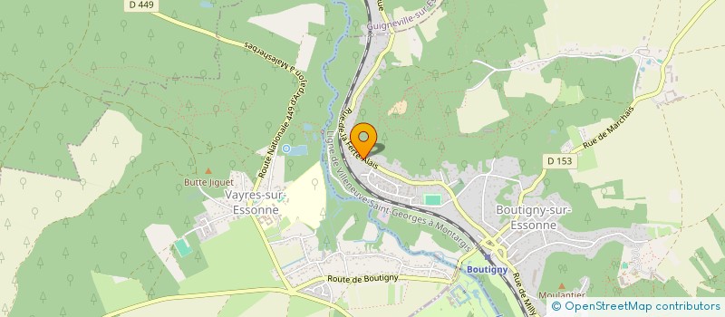 localisation de l'entreprise SCI KATILOR à BOUTIGNY-SUR-ESSONNE