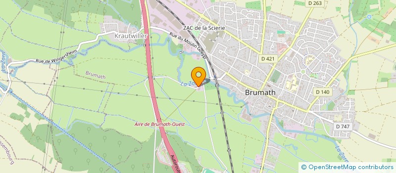 localisation de l'entreprise SCI KATIM  BRUMATH