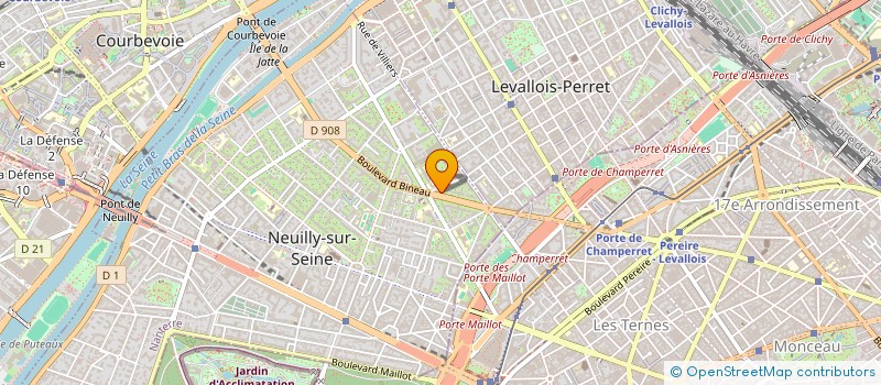 localisation de l'entreprise SCI KATINKA & CO à NEUILLY-SUR-SEINE