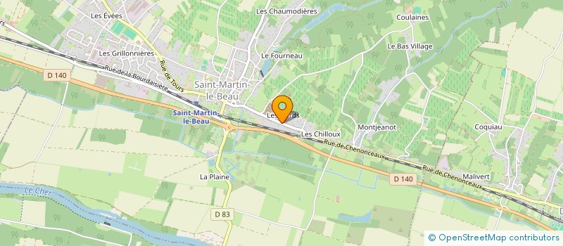 localisation de l'entreprise SCI KATIPIERRE  SAINT-MARTIN-LE-BEAU