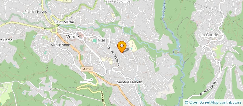 localisation de l'entreprise SCI KATJAKVIC  VENCE