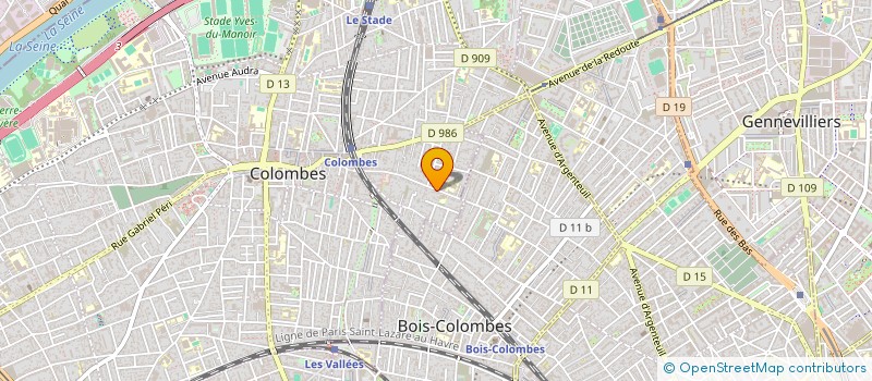 localisation de l'entreprise SCI KATKAR à COLOMBES