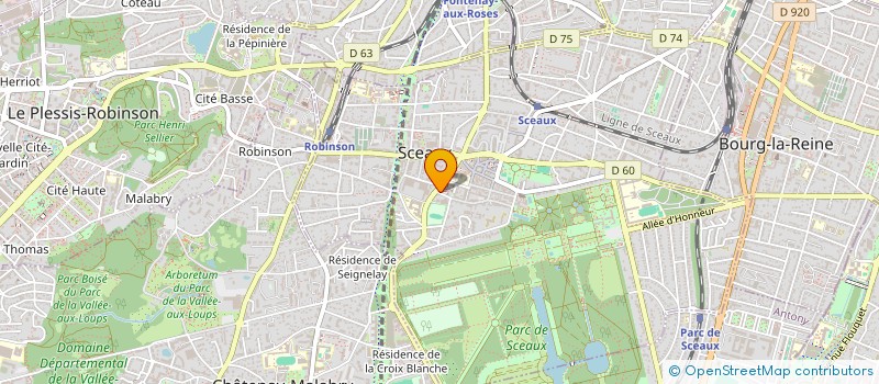 localisation de l'entreprise SCI KATLA à SCEAUX