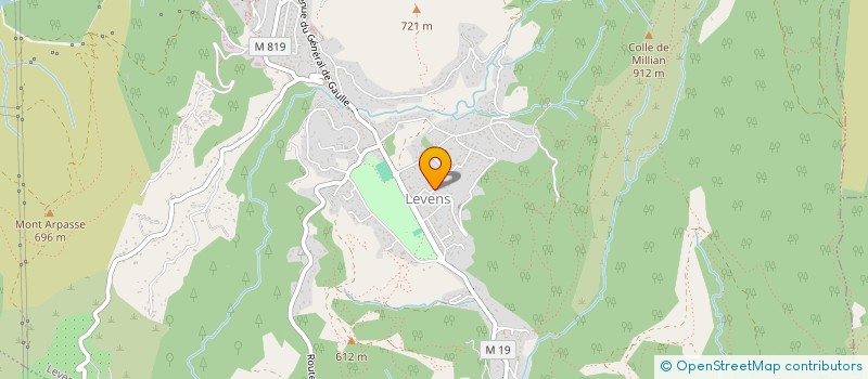 localisation de l'entreprise SCI KATLEYA  LEVENS