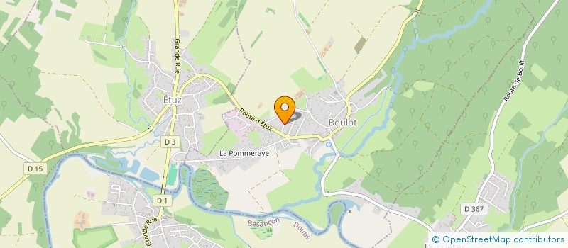 localisation de l'entreprise SCI KATLYNE  BOULOT