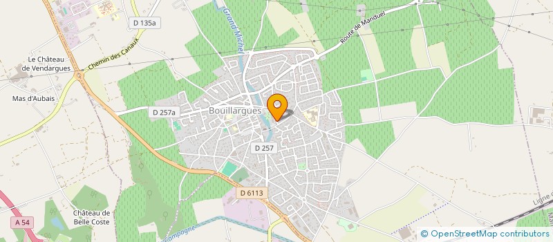 localisation de l'entreprise SCI KATM  BOUILLARGUES