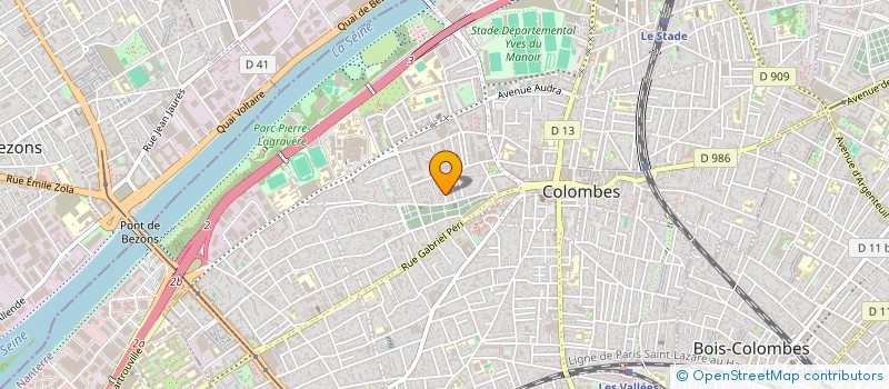 localisation de l'entreprise SCI KATO à COLOMBES