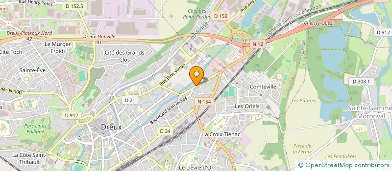 localisation de l'entreprise SCI KATRALCYONS à DREUX