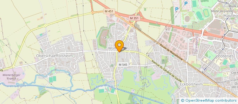 localisation de l'entreprise SCI KATREM  WOLFISHEIM