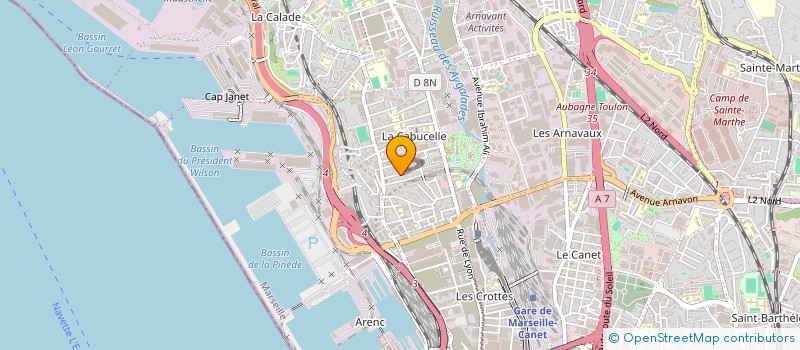 localisation de l'entreprise SCI KATRES à MARSEILLE