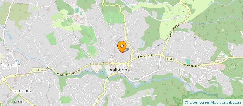 localisation de l'entreprise SCI KATSURA  VALBONNE