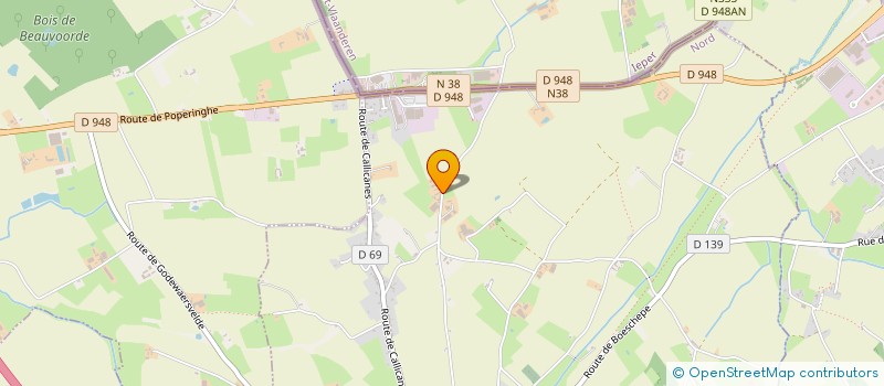 localisation de l'entreprise SCI KATTE STRAETE  GODEWAERSVELDE