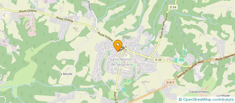 localisation de l'entreprise SCI KATUA  SAINT-MARTIN-DE-SEIGNANX