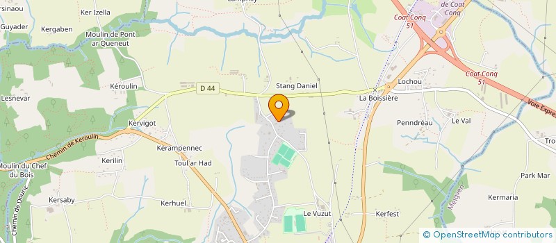 localisation de l'entreprise SCI KATULOVAN  CONCARNEAU