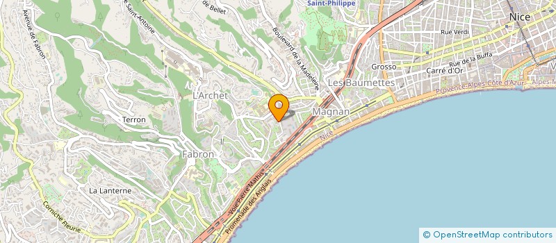 localisation de l'entreprise SCI KATY MARY à NICE